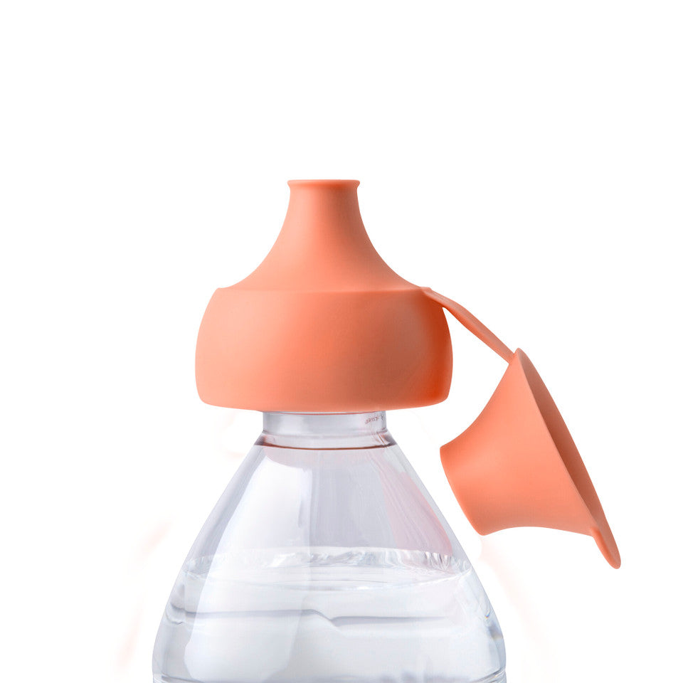 Boon SNUG™ Sip Universal Water and Juice Bottle Topper with Spill Proof Valve – 2 Toppers and 2 Cases