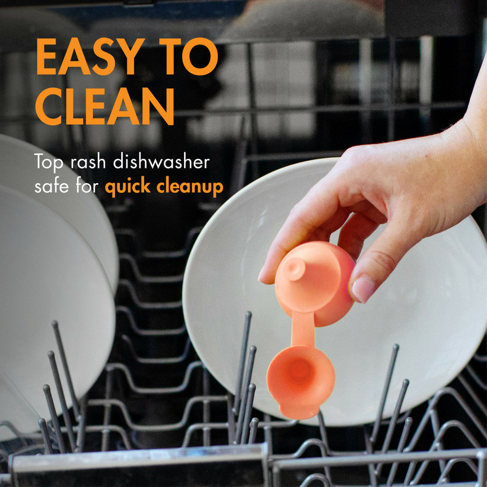 Boon SNUG™ Sip Universal Water and Juice Bottle Topper with Spill Proof Valve – 2 Toppers and 2 Cases