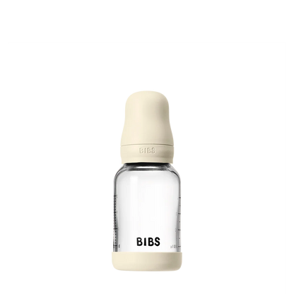 Baby Glass Bottle Set 4oz Latex - Ivory