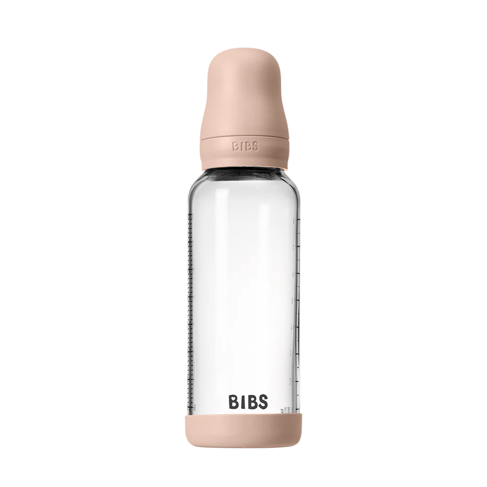 Baby Glass Bottle Set 8oz Latex - Blush