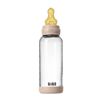 Baby Glass Bottle Set 8oz Latex - Blush