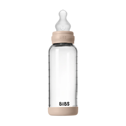 Baby Glass Bottle Set 8oz Silicone - Blush