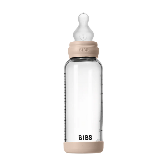 Baby Glass Bottle Set 8oz Silicone - Blush