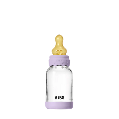 Baby Glass Bottle Boheme Set 4oz Latex - Violet Sky