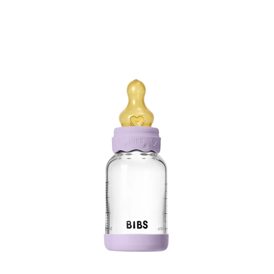 Baby Glass Bottle Boheme Set 4oz Latex - Violet Sky