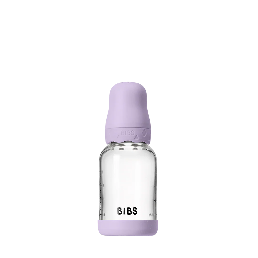 Baby Glass Bottle Boheme Set 4oz Latex - Violet Sky