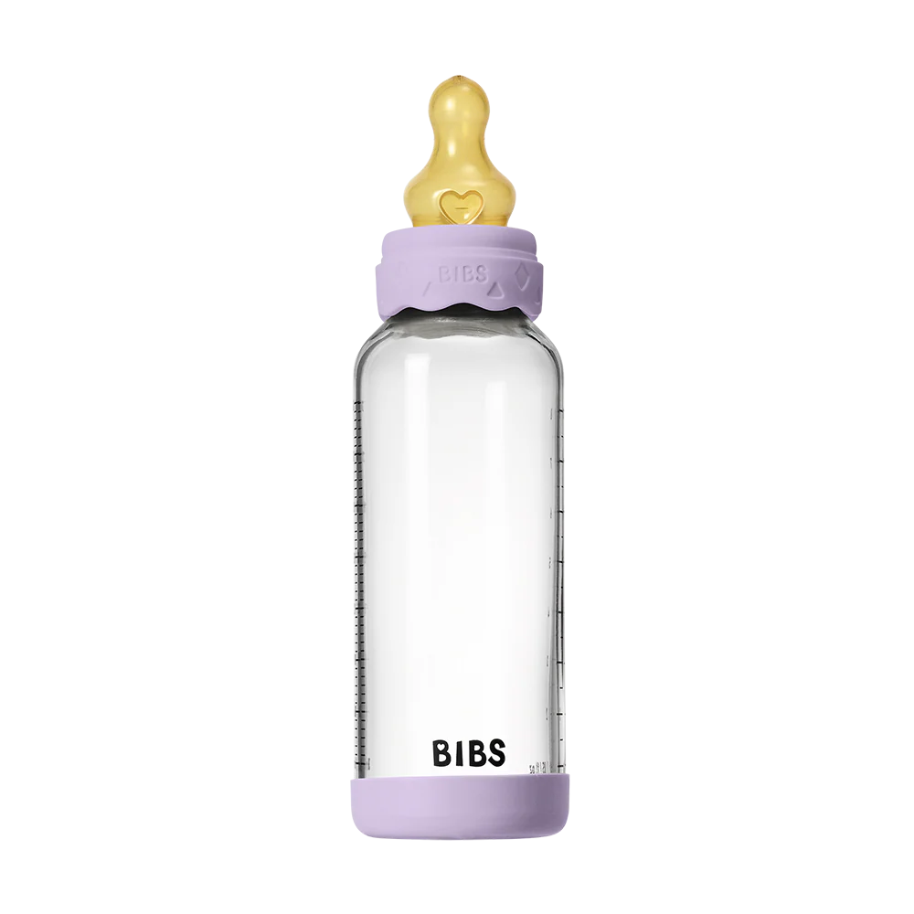 Baby Glass Bottle Boheme Set 8oz Latex - Violet Sky
