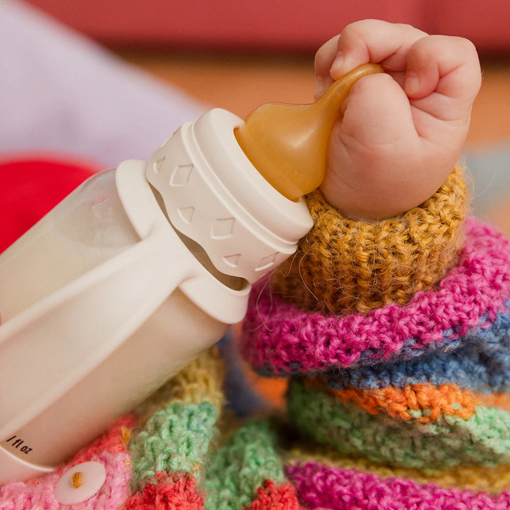 Baby Glass Bottle Boheme Set 8oz Latex - Violet Sky