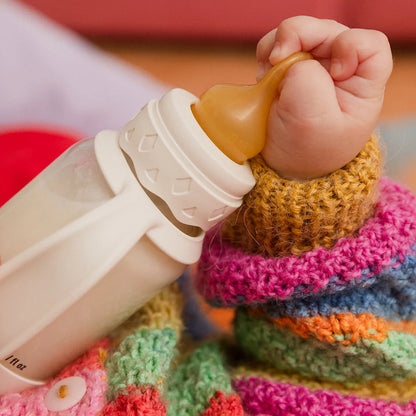 Baby Glass Bottle Boheme Set 8oz Latex - Violet Sky