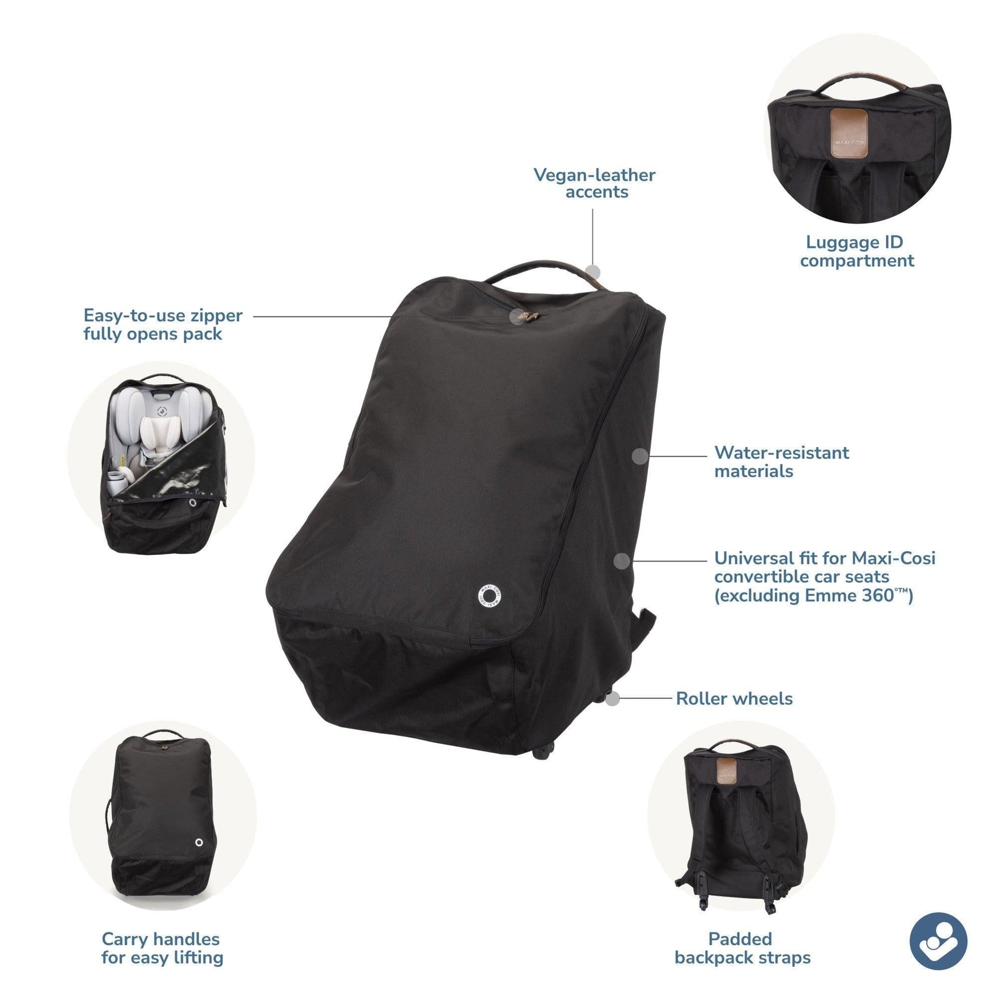 maxi cosi roller Maxi-Cosi Wheeled Car Seat Travel Pack – The Baby'z Room