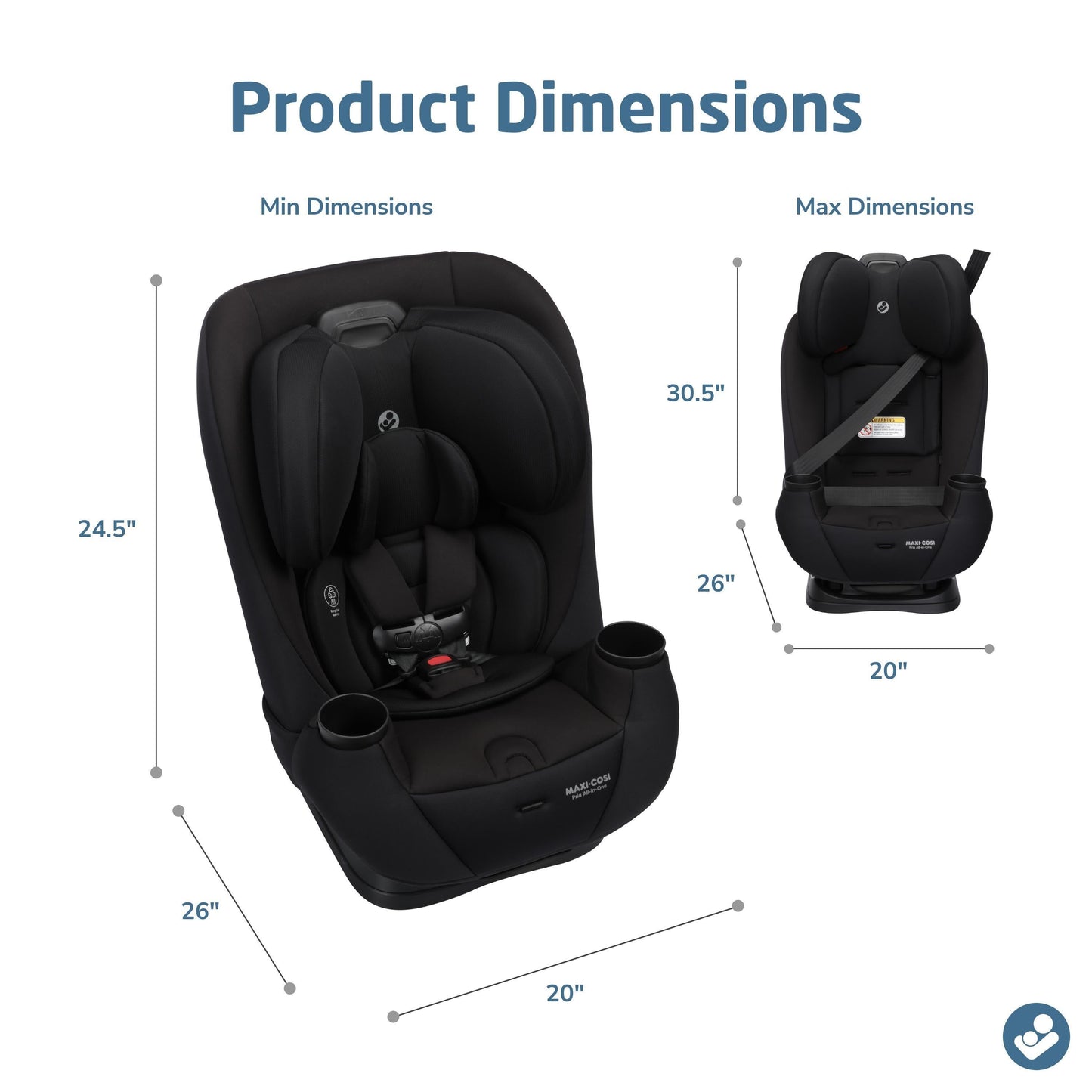 Maxi-Cosi Pria All-in-One Convertible Car Seat