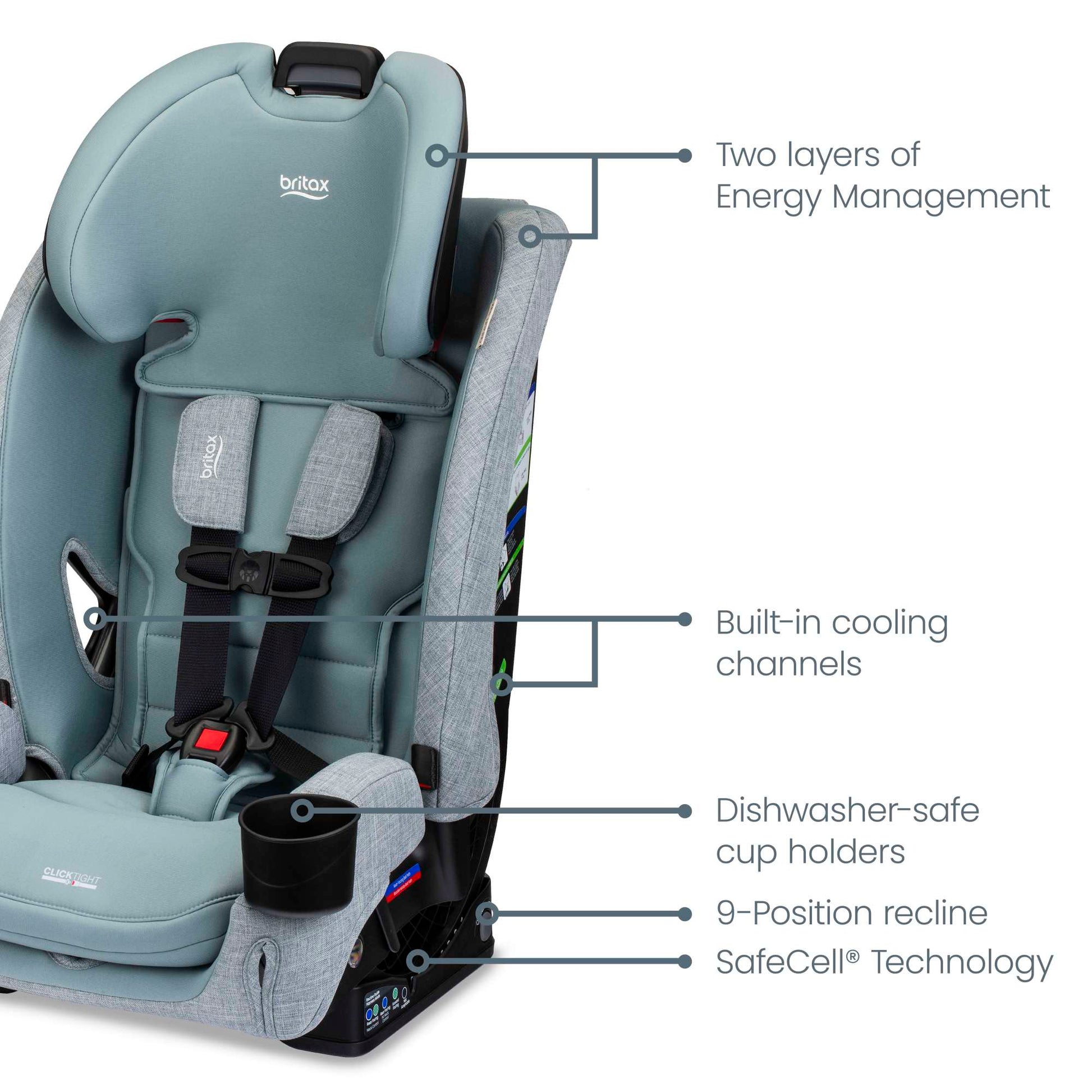 britax one4life black diamond Britax One4Life Slim All-in-One Car Seat – The Baby'z Room