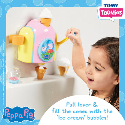 Toomies Peppa Pig Bubble Ice Cream Maker Bath Toy