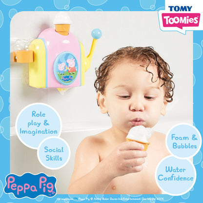 Toomies Peppa Pig Bubble Ice Cream Maker Bath Toy