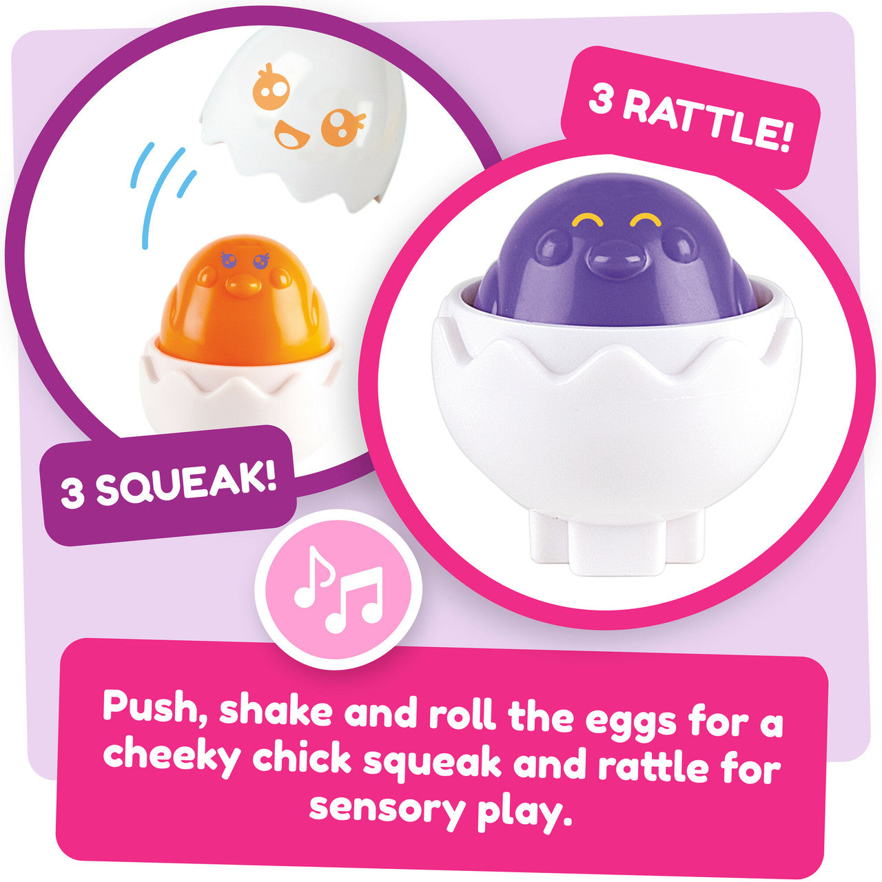 Toomies Hide & Squeak® Eggs