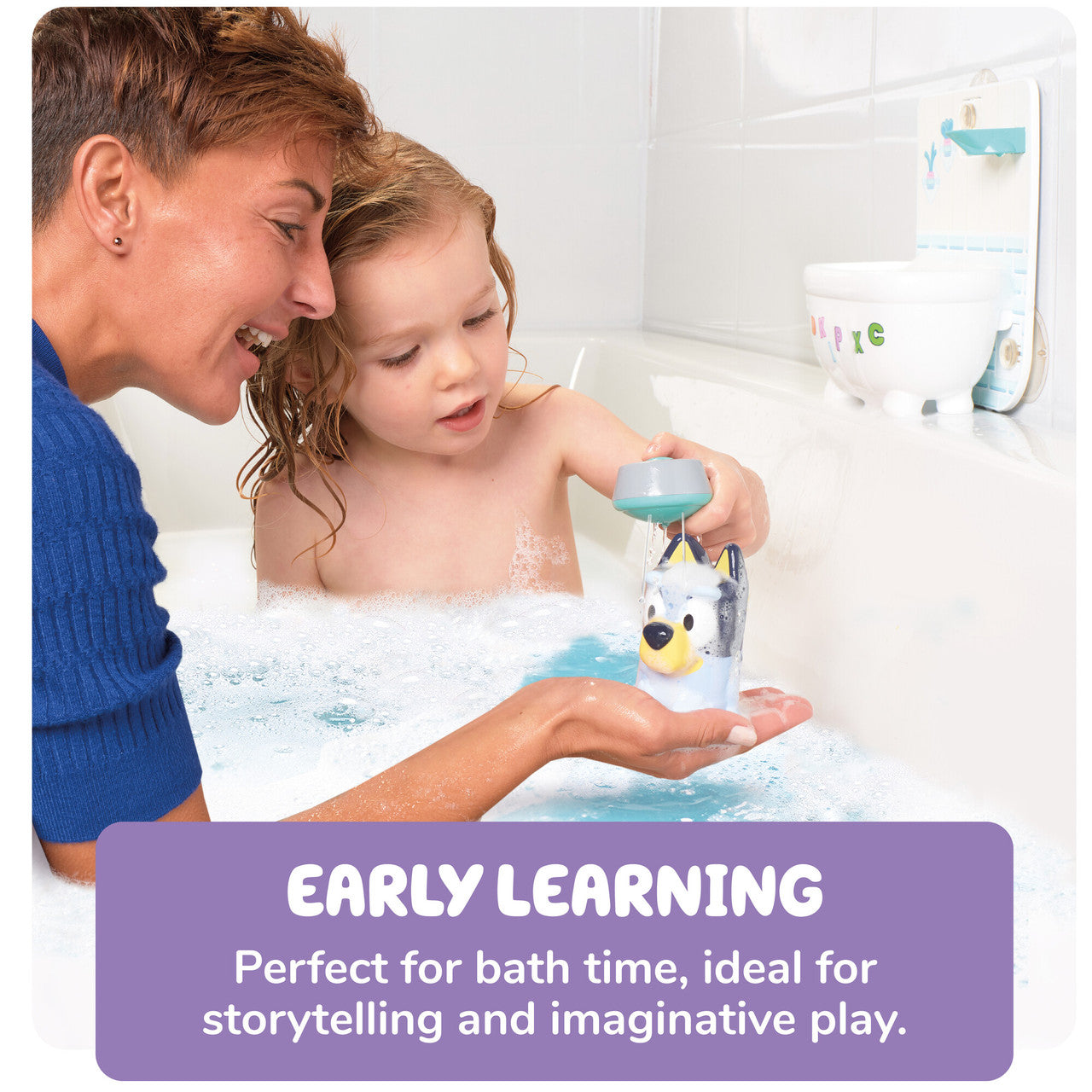 Toomies Shower & Scrub Bluey