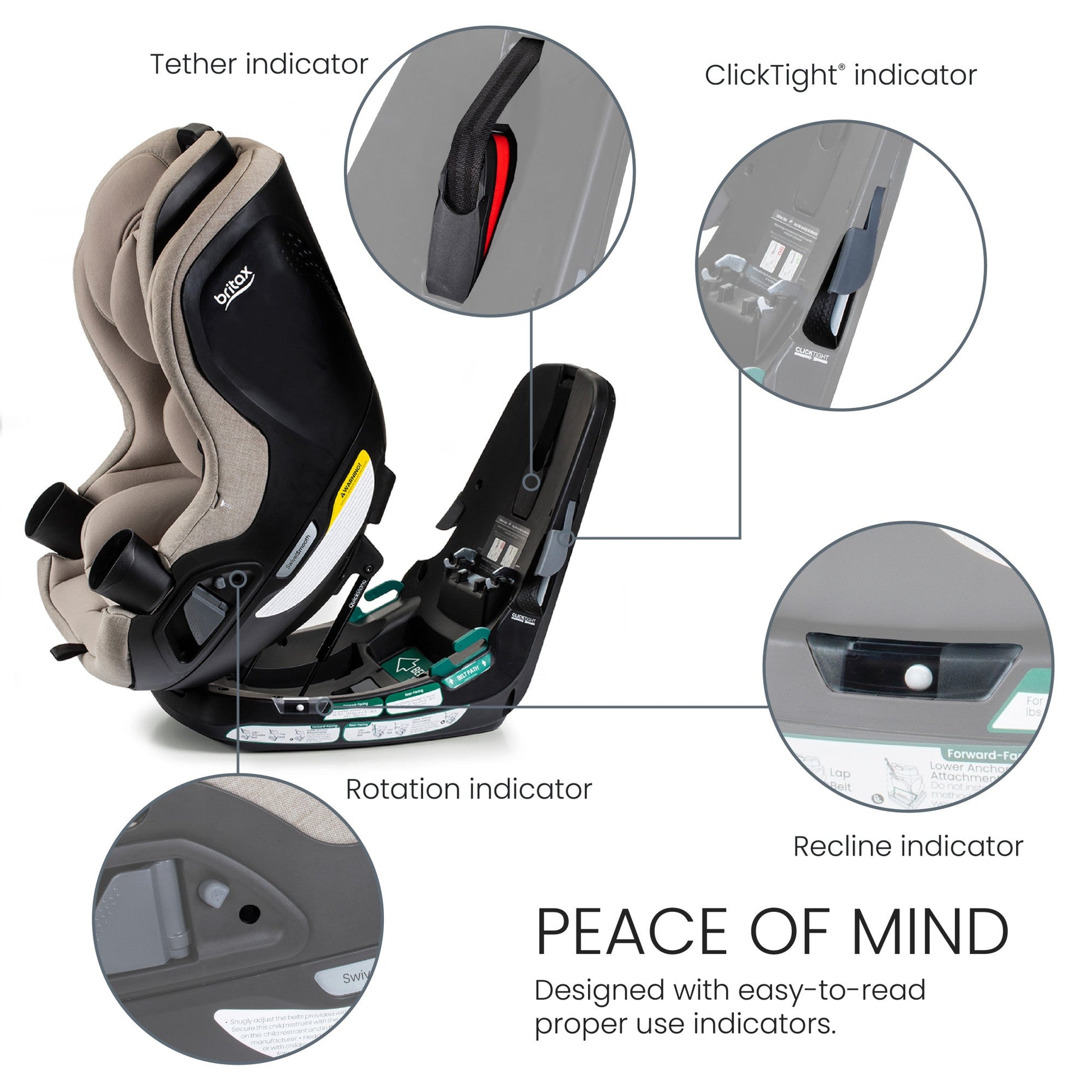 britax car seat sizes Britax Galaxy 360 Slim Rotating Car Seat – The Baby'z Room