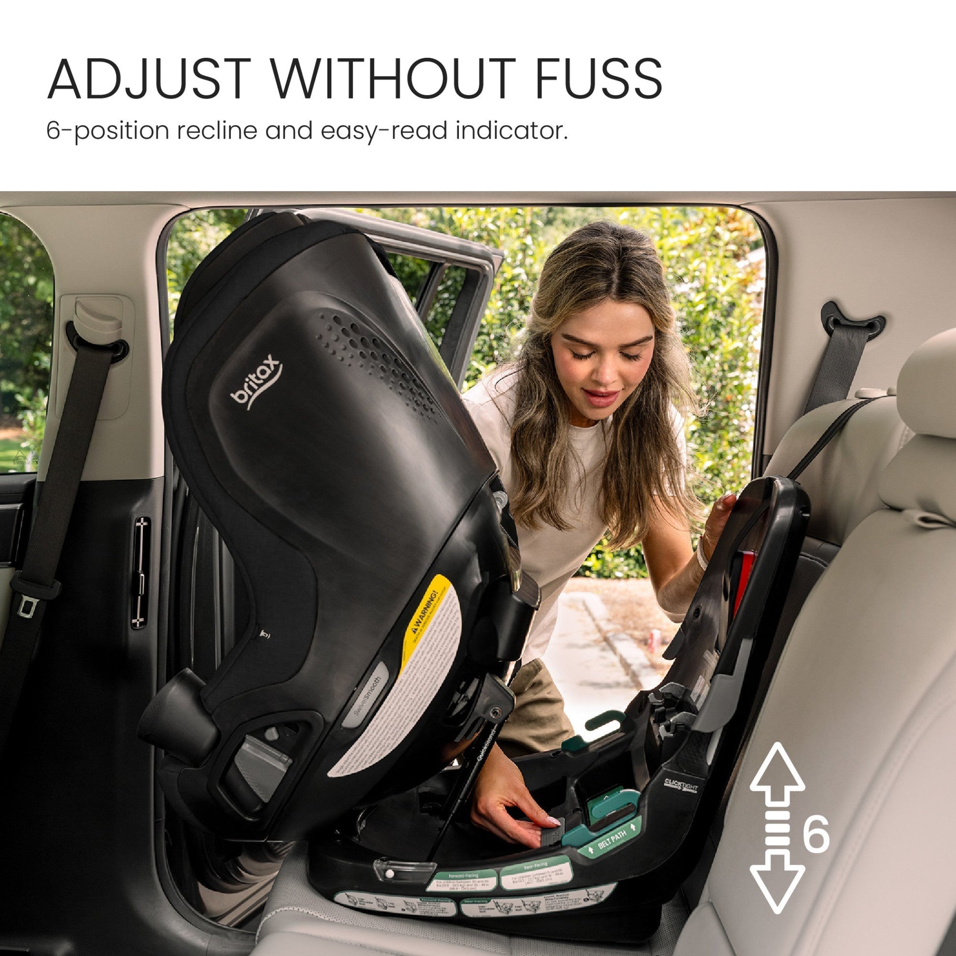 britax infant car seat adjustment Britax Galaxy 360 Slim Rotating Car Seat – The Baby'z Room