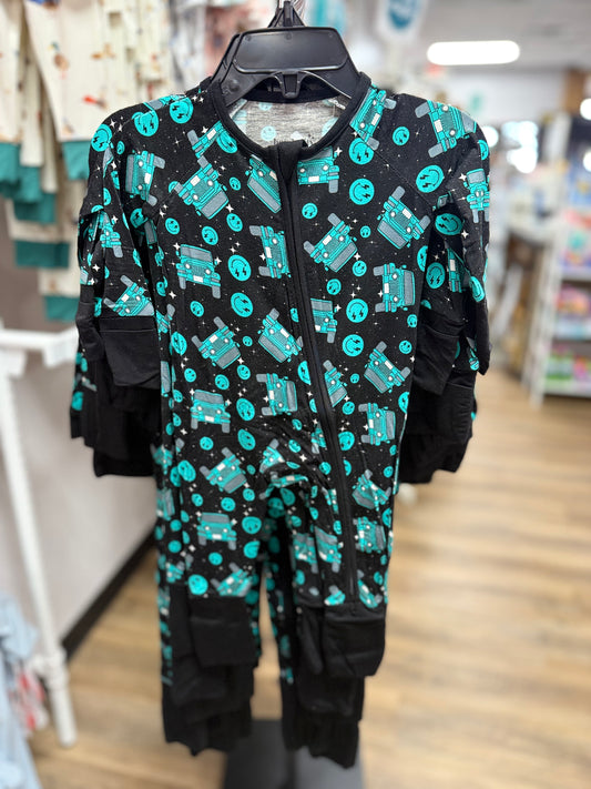 Happy Trails Convertible Zipper Romper