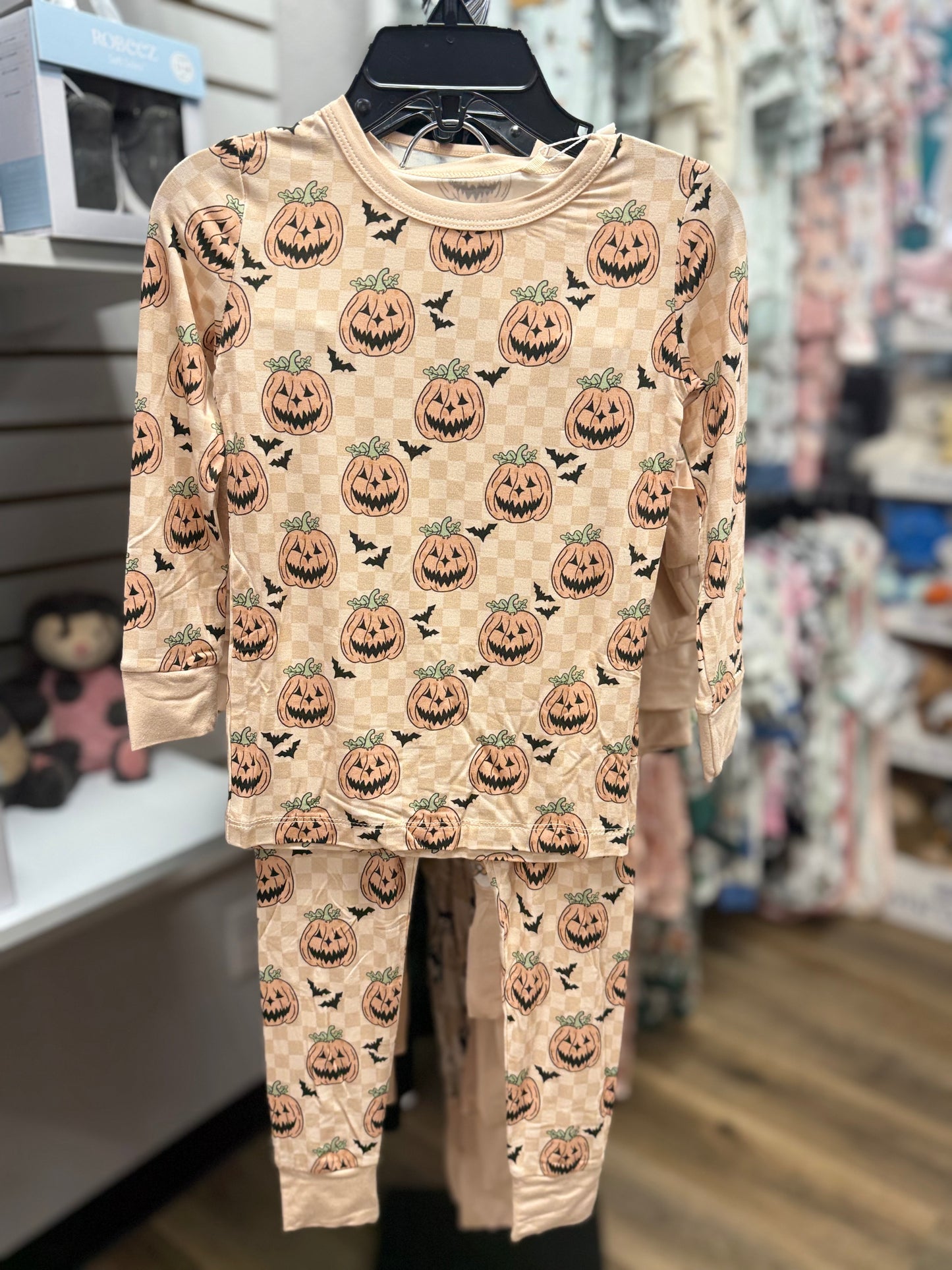 Spooky Pumpkin 2 Piece Pajama Set