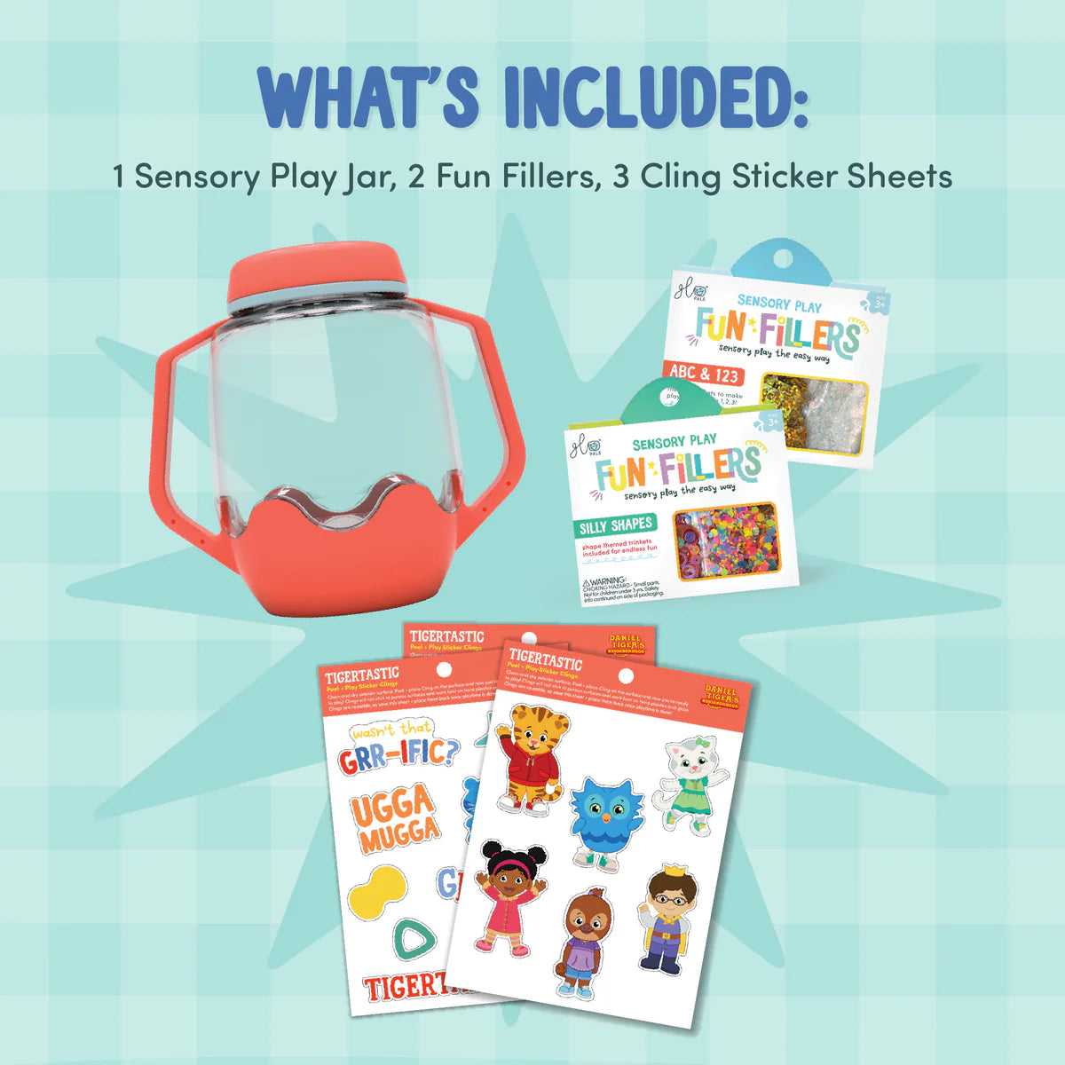 DIY Sensory Jar Gift Set - Daniel Tiger's Neighborhood