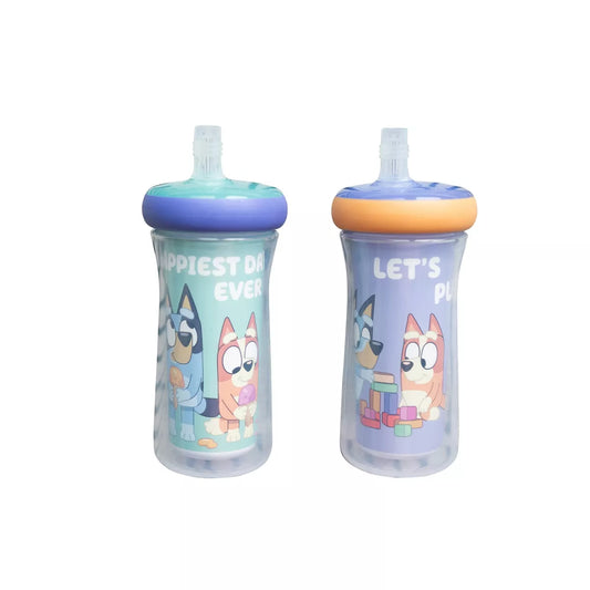 Bluey Insulated Straw Cup 9oz - 2pk