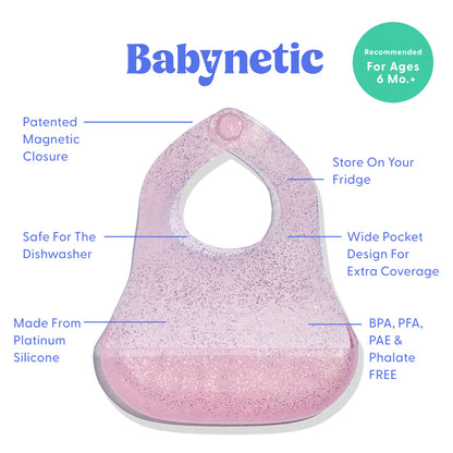Magnetic Bib - Strawberry Jelly