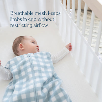 Breathable Mesh Crib Liner for Full Sized Crib
