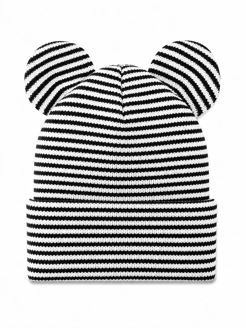 Baby's First Hat®, Black/White Stripe Bear