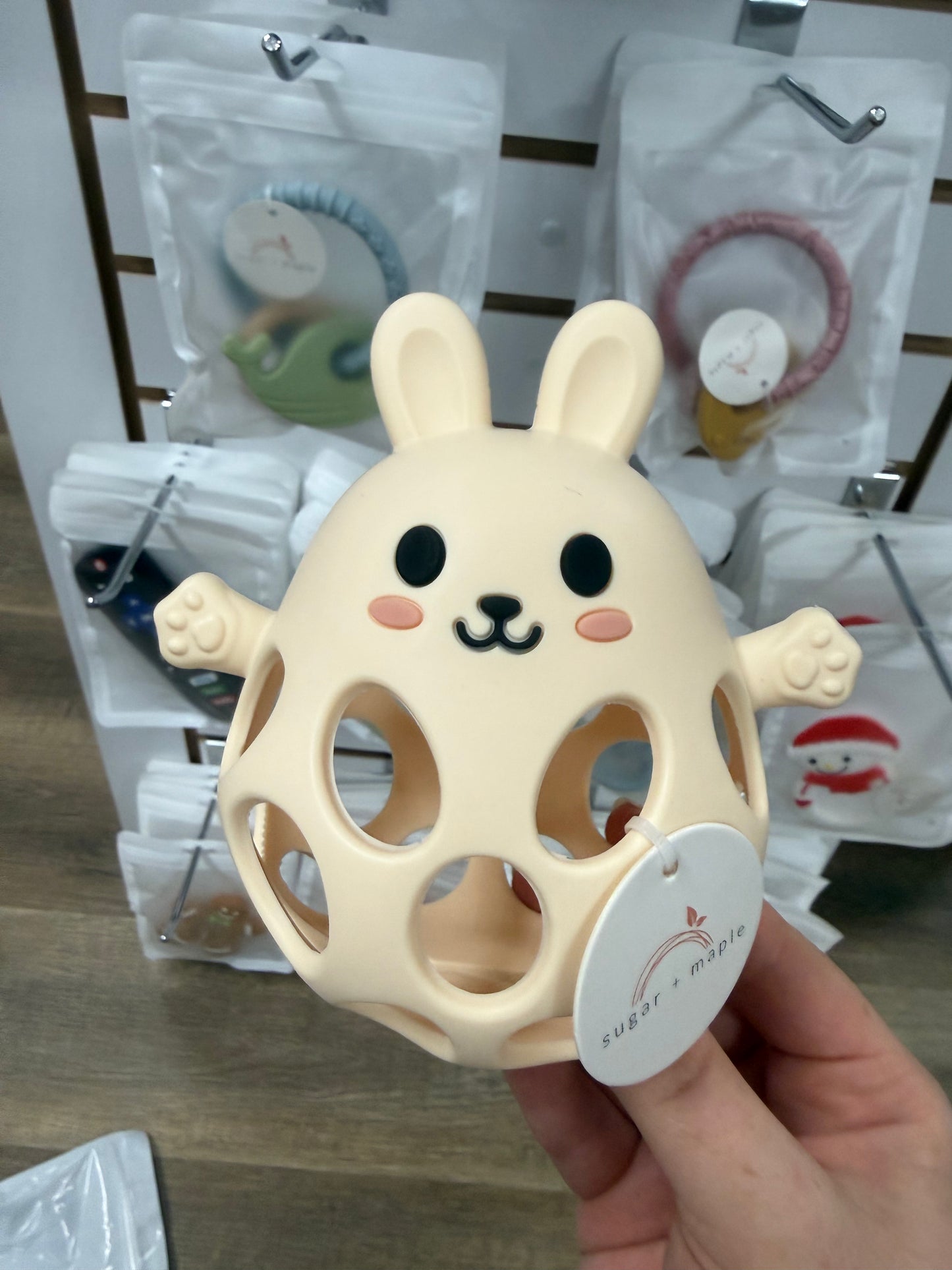 Bunny Silicone Ball Teether