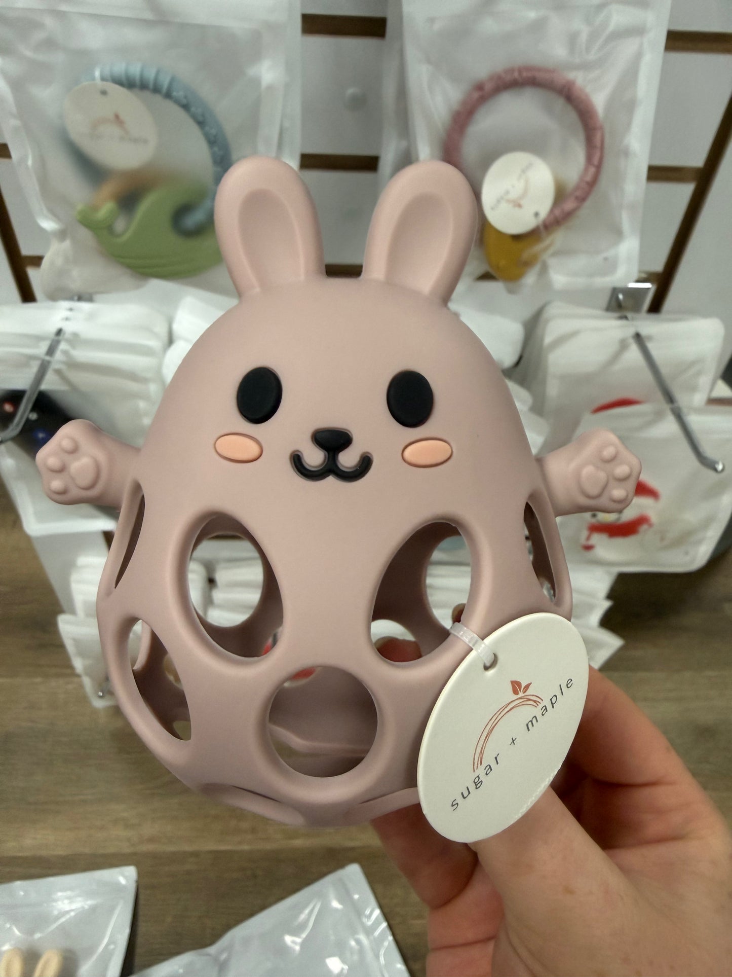 Bunny Silicone Ball Teether