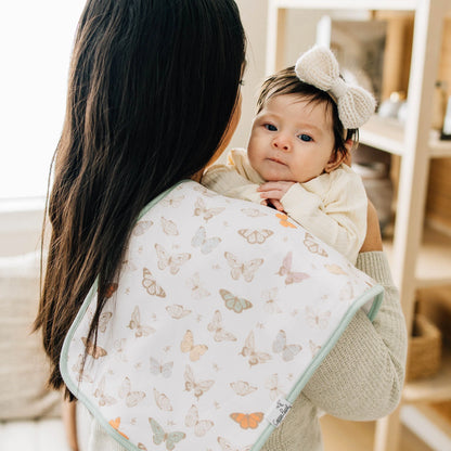 Premium Burp Cloths - Flora