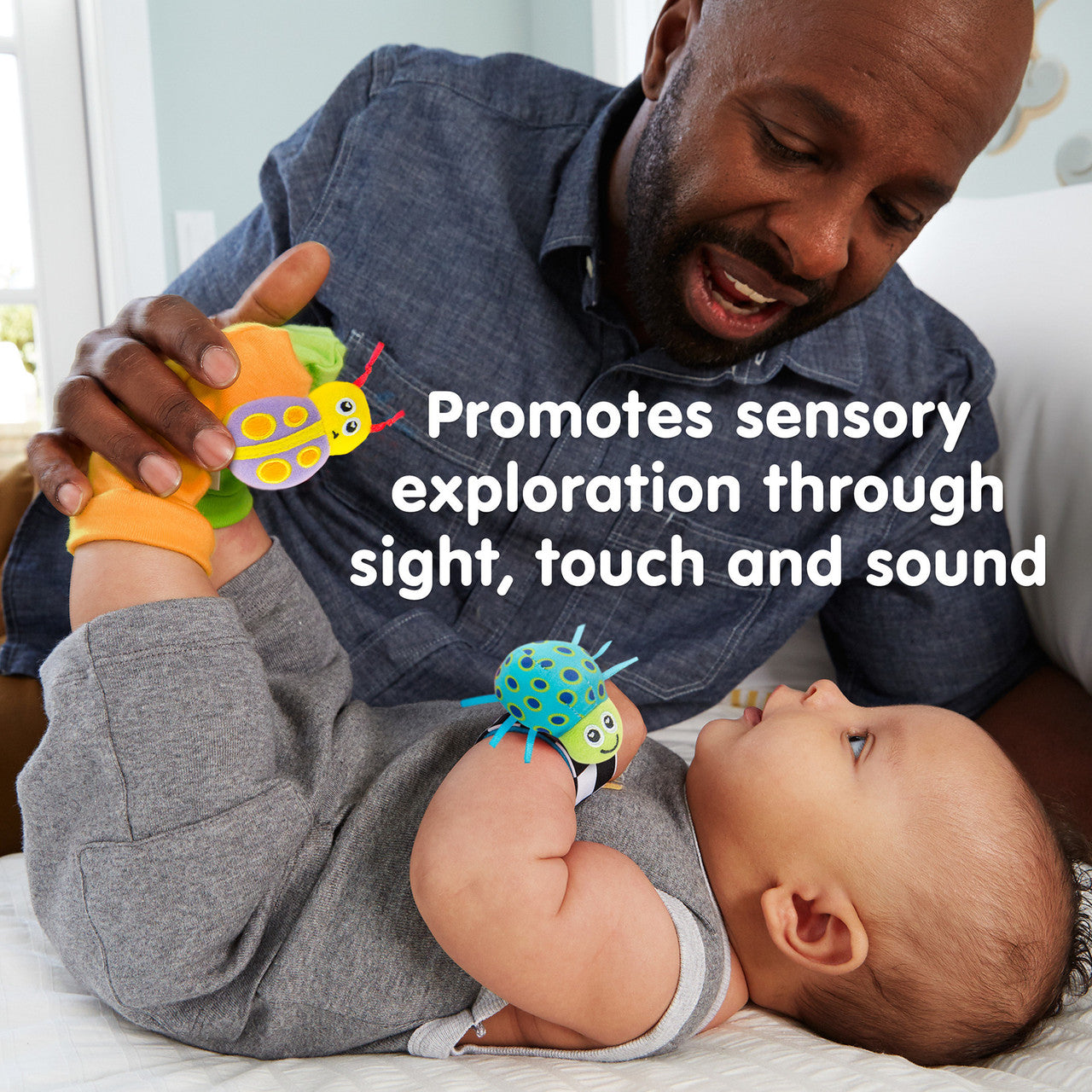 Gardenbug Foot Finder and Wrist Rattle Set