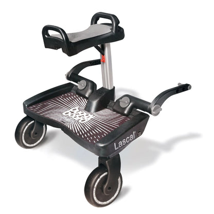 BuggyBoard Maxi+ Black With Grey Saddle Seat
