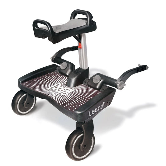 BuggyBoard Maxi+ Black With Grey Saddle Seat