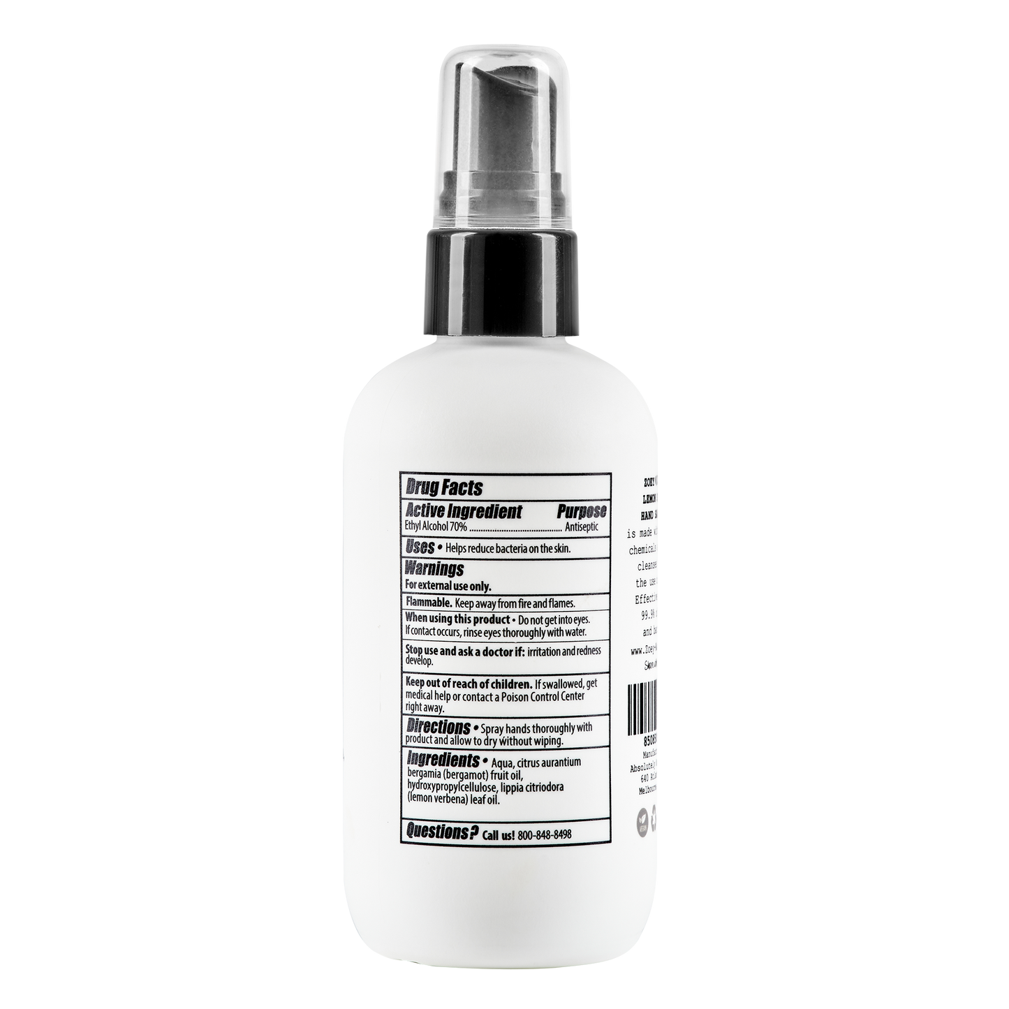 Lemon Squeeze Hand Sanitizer 4 fl oz