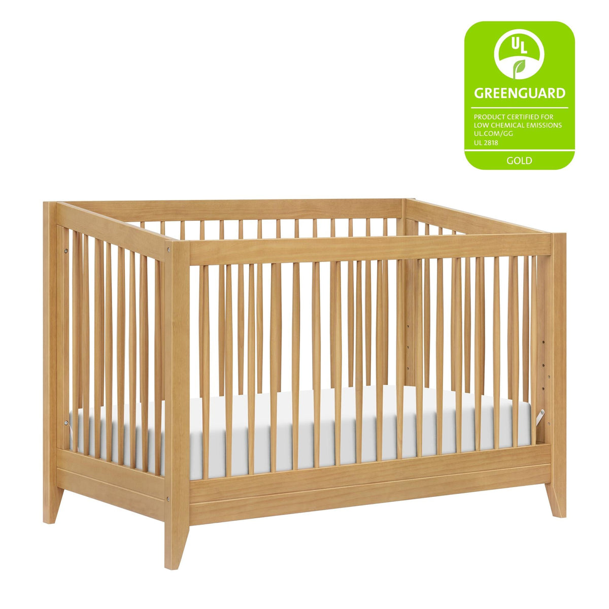 Babyletto Sprout 4-in-1 Convertible Crib with Toddler Bed Conversion Kit