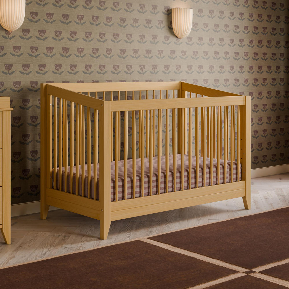 Babyletto Sprout 4-in-1 Convertible Crib with Toddler Bed Conversion Kit