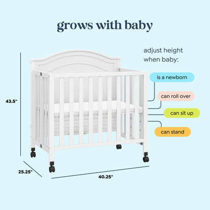 Charlie Folding Portable 3-in-1 Mini Crib