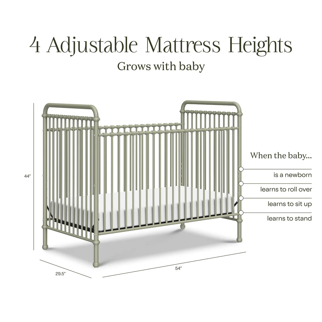 Abigail 3-in-1 Convertible Crib