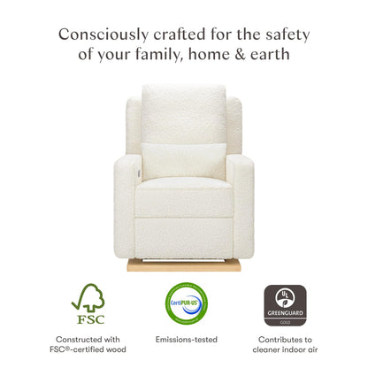 Babyletto Sigi Electronic Recliner and Glider with USB Port