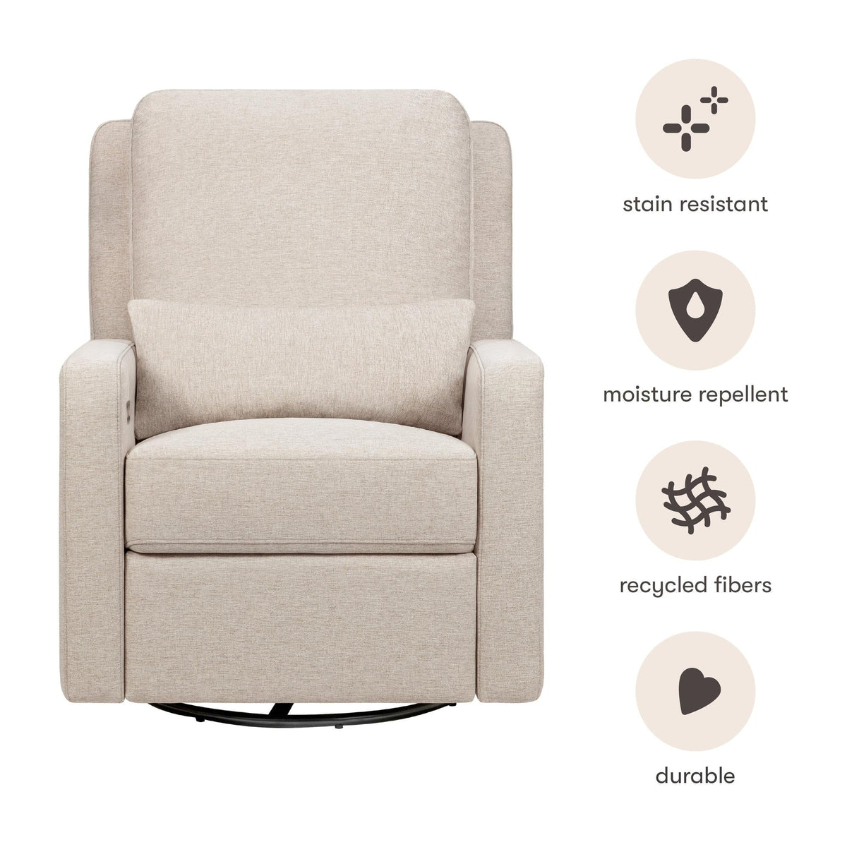 Babyletto Sigi Electronic Recliner and Glider with USB Port