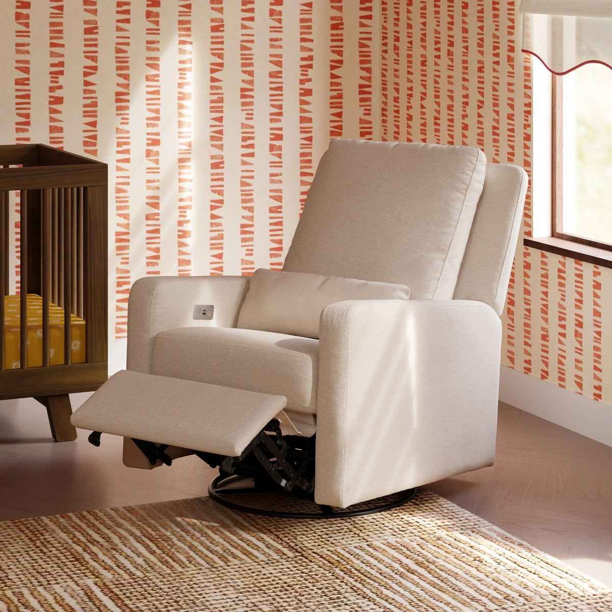 Babyletto Sigi Electronic Recliner and Glider with USB Port