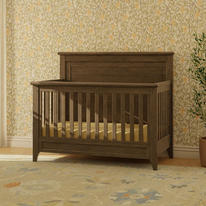 Monogram by Namesake Barrow Rustic 4-in-1  Convertible Flat Top Crib