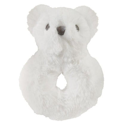 Holiday Swaddle Blanket + Plush Rattle