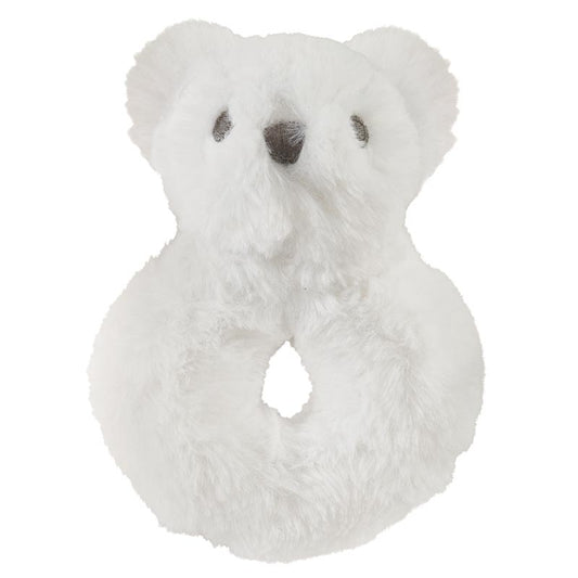 Holiday Swaddle Blanket + Plush Rattle
