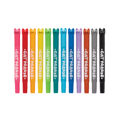 Cat Parade Gel Crayons - Set of 12