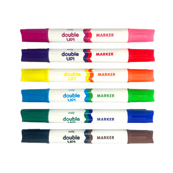 Double Up! Double-Ended Markers - Set of 6