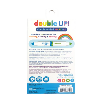 Double Up! Double-Ended Markers - Set of 6