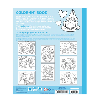 Princesses and Fairies Coloring Book